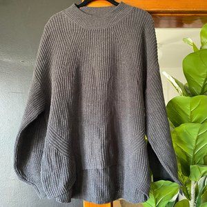 Old Navy Gray Mock Neck Sweater
